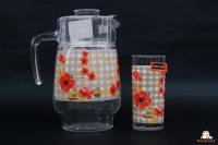 VINTAGE ROSE набор для напитков 7 пр арт P6036